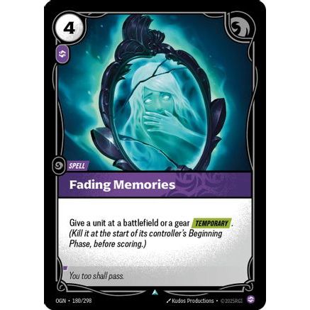 Fading Memories (180/298) - Origins