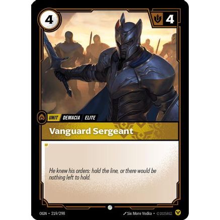 Vanguard Sergeant (219/298) - Origins