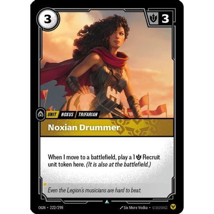 Noxian Drummer (222/298) - Origins Foil