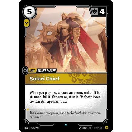 Solari Chief (225/298) - Origins Foil