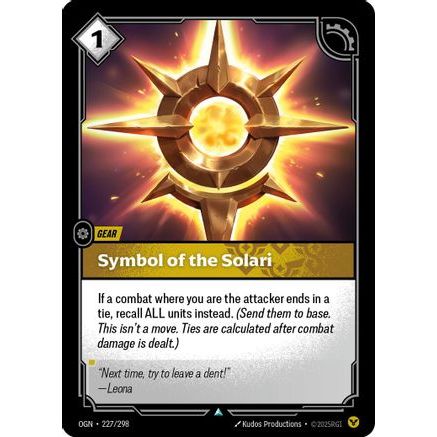 Symbol of the Solari (227/298) - Origins