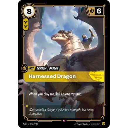 Harnessed Dragon (234/298) - Origins Foil