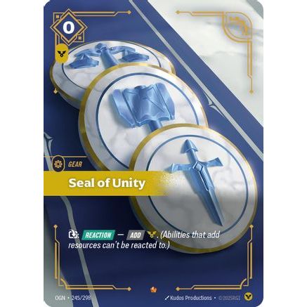 Seal of Unity (245/298) - Origins Foil