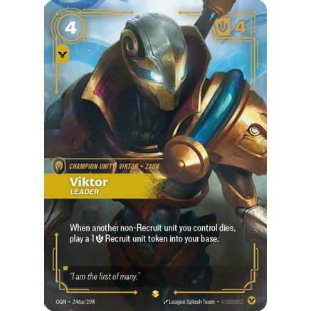 Viktor - Leader (Alternate Art) (246a/298) - Origins Foil