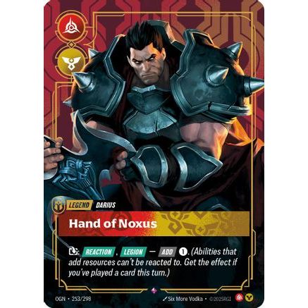 Darius - Hand of Noxus (253/298) - Origins Foil