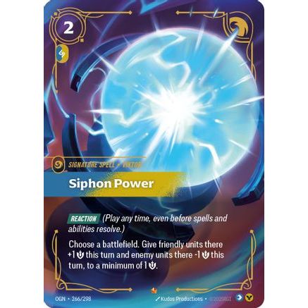 Siphon Power (266/298) - Origins Foil