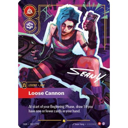 Jinx - Loose Cannon (Signature) (301*/298) - Origins Foil