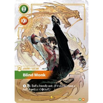 Lee Sin - Blind Monk (Showcase) (304/298) - Origins Foil