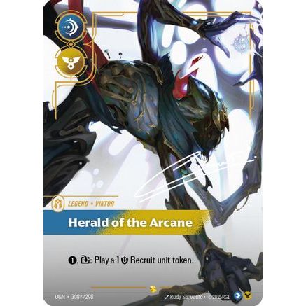 Viktor - Herald of the Arcane (Signature) (308*/298) - Origins Foil