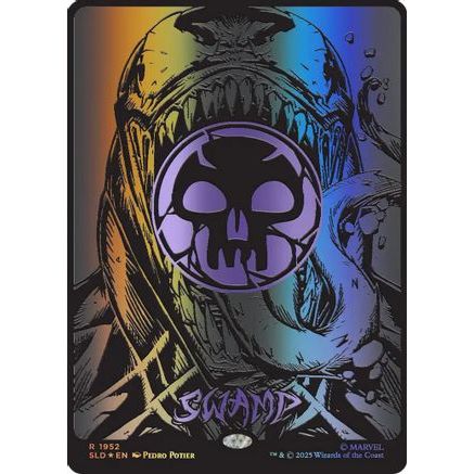 Swamp (1952) (Raised Foil) (SLD-1952) - Secret Lair Drop Series Foil