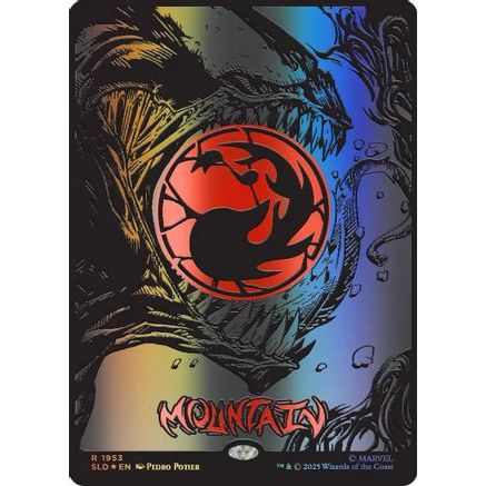 Mountain (1953) (Raised Foil) (SLD-1953) - Secret Lair Drop Series Foil