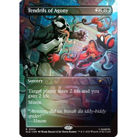 Tendrils of Agony (2004) (Rainbow Foil) (SLD-2004) - Secret Lair Drop Series Foil