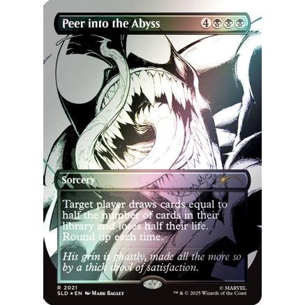Peer into the Abyss (2021) (Rainbow Foil) (SLD-2021) - Secret Lair Drop Series Foil