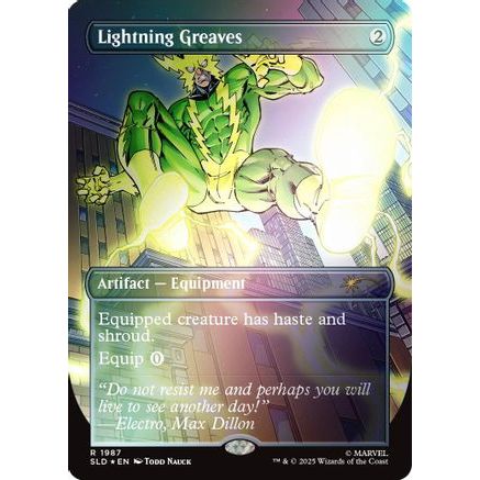 Lightning Greaves (1987) (Rainbow Foil) (SLD-1987) - Secret Lair Drop Series Foil
