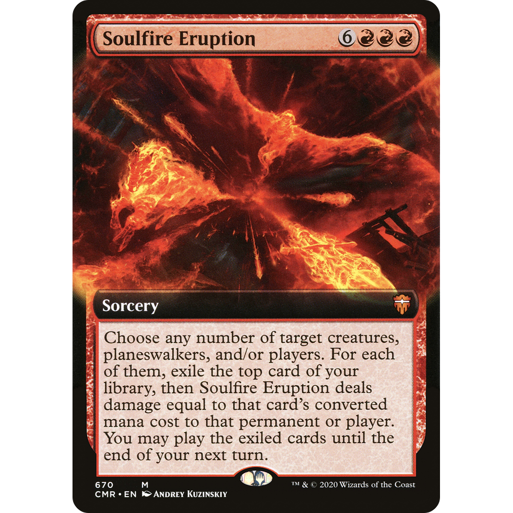 Soulfire Eruption (Extended Art) (CMR-670) - Commander Legends: (Extended Art)