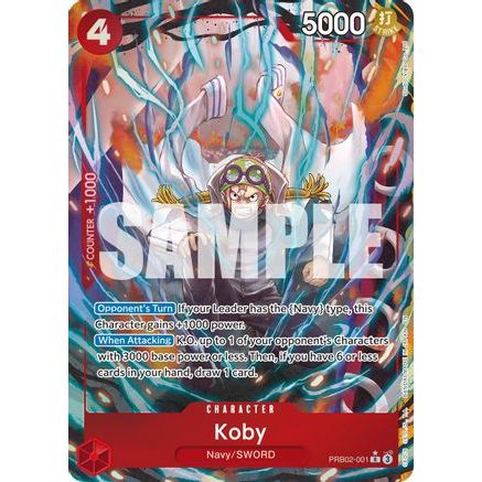 Koby (Alternate Art) (PRB02-001) - Premium Booster -The Best- Vol. 2 Foil