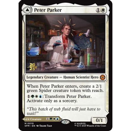 Peter Parker (PRE-010) - Prerelease Cards Foil