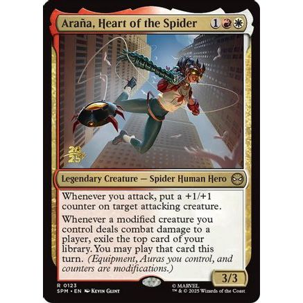 Arana, Heart of the Spider (PRE-123) - Prerelease Cards Foil