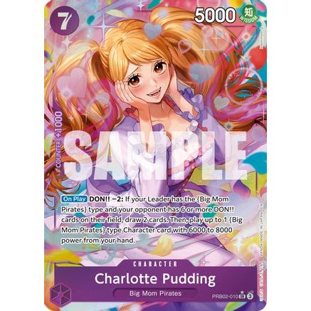 Charlotte Pudding - PRB02-010 (Alternate Art) (PRB02-010) - Premium Booster -The Best- Vol. 2 Foil