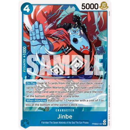 Jinbe - PRB02-007 (PRB02-007) - Premium Booster -The Best- Vol. 2 Foil