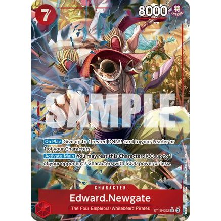 Edward.Newgate - ST15-002 (Alternate Art) (ST15-002) - Premium Booster -The Best- Vol. 2 Foil