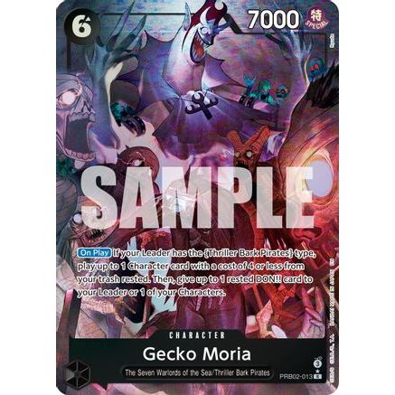 Gecko Moria (Alternate Art) (PRB02-013) - Premium Booster -The Best- Vol. 2 Foil