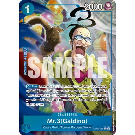 Mr.3(Galdino) - OP09-056 (Alternate Art) (OP09-056) - Premium Booster -The Best- Vol. 2 Foil