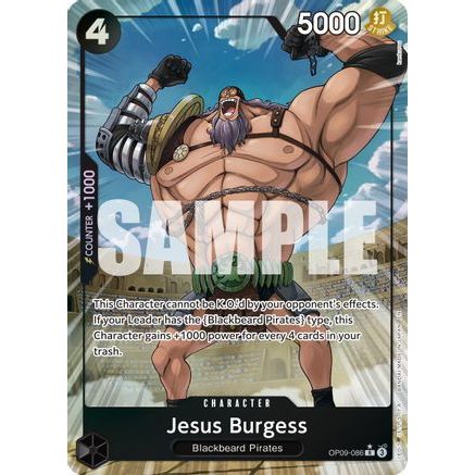 Jesus Burgess (Alternate Art) (OP09-086) - Premium Booster -The Best- Vol. 2 Foil