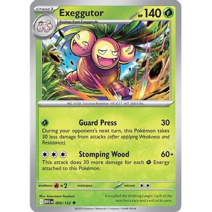 Exeggutor - 005/132 5 - ME01 Mega Evolution Reverse Holofoil