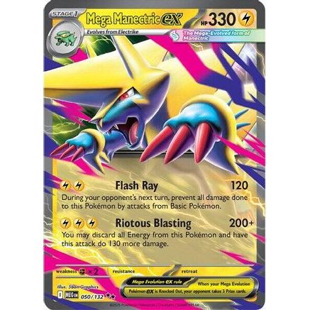 Mega Manectric ex - 050/132 50 - ME01 Mega Evolution Holofoil