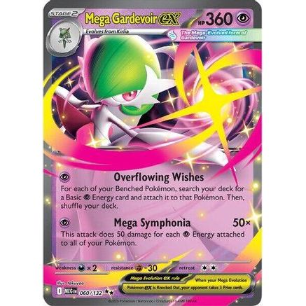 Mega Gardevoir ex - 060/132 60 - ME01 Mega Evolution Holofoil
