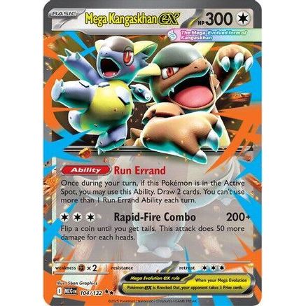 Mega Kangaskhan ex - 104/132 104 - ME01 Mega Evolution Holofoil