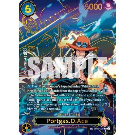 Portgas.D.Ace - EB02-028 (SP) (EB02-028) - Carrying On His Will Foil