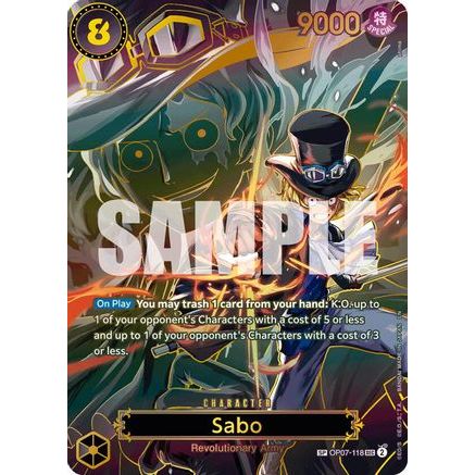 Sabo - OP07-118 (SP) (OP07-118) - Carrying On His Will Foil