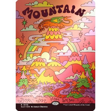 Mountain (1948) (Rainbow Foil) (SLD-1948) - Secret Lair Drop Series Foil