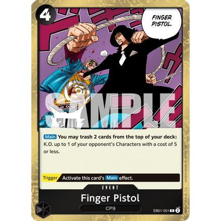 Finger Pistol (Reprint) (EB01-051) - Premium Booster -The Best- Vol. 2 Foil