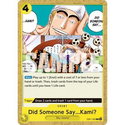 Did Someone Say...Kami? (Reprint) (EB01-060) - Premium Booster -The Best- Vol. 2
