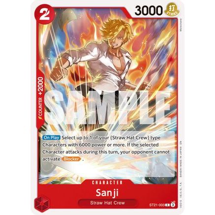 Sanji - ST21-003 (Reprint) (ST21-003) - Premium Booster -The Best- Vol. 2
