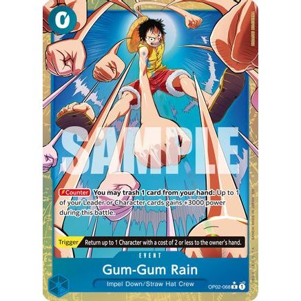 Gum-Gum Rain (Alternate Art) (OP02-068) - Premium Booster -The Best- Vol. 2 Foil
