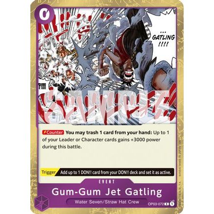 Gum-Gum Jet Gatling (Reprint) (OP03-072) - Premium Booster -The Best- Vol. 2 Foil
