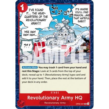 Revolutionary Army HQ (Reprint) (OP05-021) - Premium Booster -The Best- Vol. 2