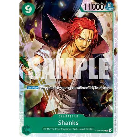 Shanks - ST16-004 (Reprint) (ST16-004) - Premium Booster -The Best- Vol. 2 Foil