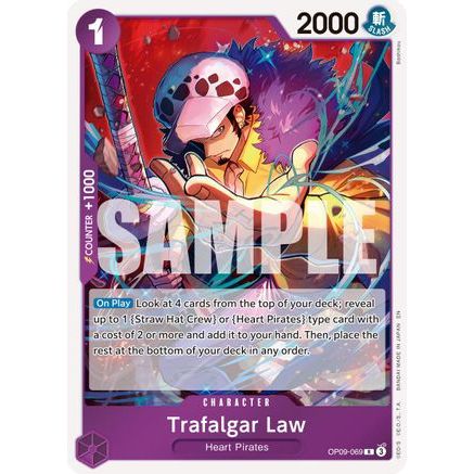 Trafalgar Law - OP09-069 (Reprint) (OP09-069) - Premium Booster -The Best- Vol. 2 Foil