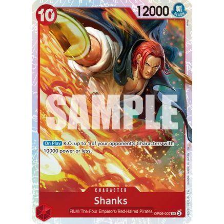 Shanks (Reprint) (OP06-007) - Premium Booster -The Best- Vol. 2 Foil