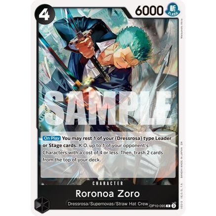 Roronoa Zoro - OP10-095 (Reprint) (OP10-095) - Premium Booster -The Best- Vol. 2 Foil