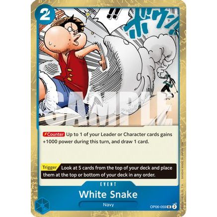 White Snake (Pirate Foil) (OP06-059) - Premium Booster -The Best- Vol. 2 Foil