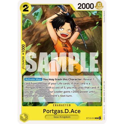 Portgas.D.Ace - ST13-010 (Reprint) (ST13-010) - Premium Booster -The Best- Vol. 2