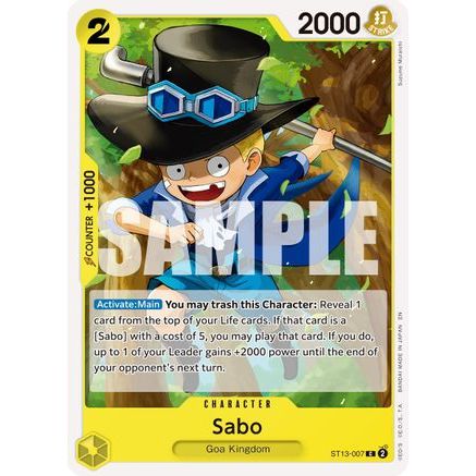 Sabo - ST13-007 (Reprint) (ST13-007) - Premium Booster -The Best- Vol. 2