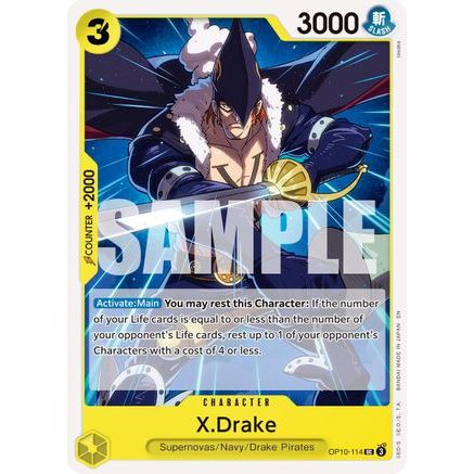 X.Drake (Reprint) (OP10-114) - Premium Booster -The Best- Vol. 2