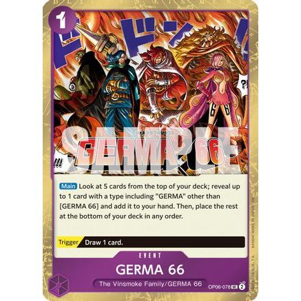 GERMA 66 (Pirate Foil) (OP06-078) - Premium Booster -The Best- Vol. 2 Foil